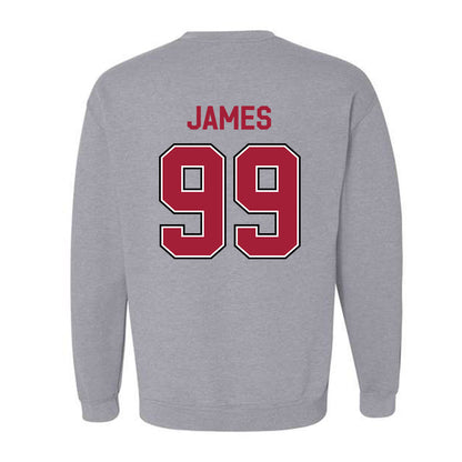Arkansas - NCAA Football : Kaleb James - Classic Fashion Shersey Crewneck Sweatshirt-1