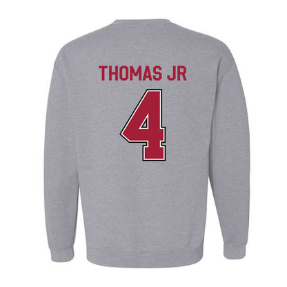 Arkansas - NCAA Baseball : Justin Thomas jr - Classic Fashion Shersey Crewneck Sweatshirt-1