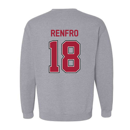 Arkansas - NCAA Football : Kade Renfro - Classic Fashion Shersey Crewneck Sweatshirt-1