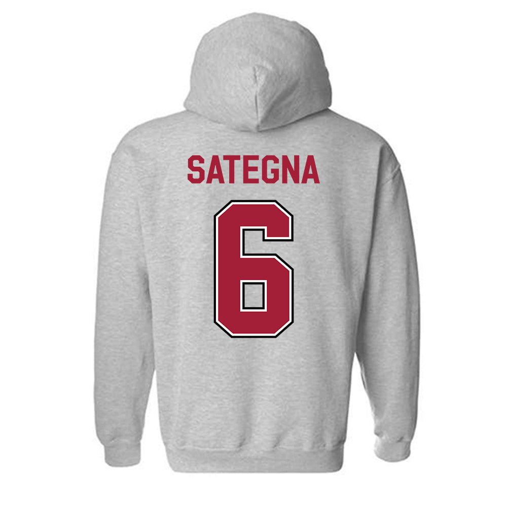 Arkansas - NCAA Football : Isaiah Sategna - Classic Fashion Shersey Hooded Sweatshirt-1