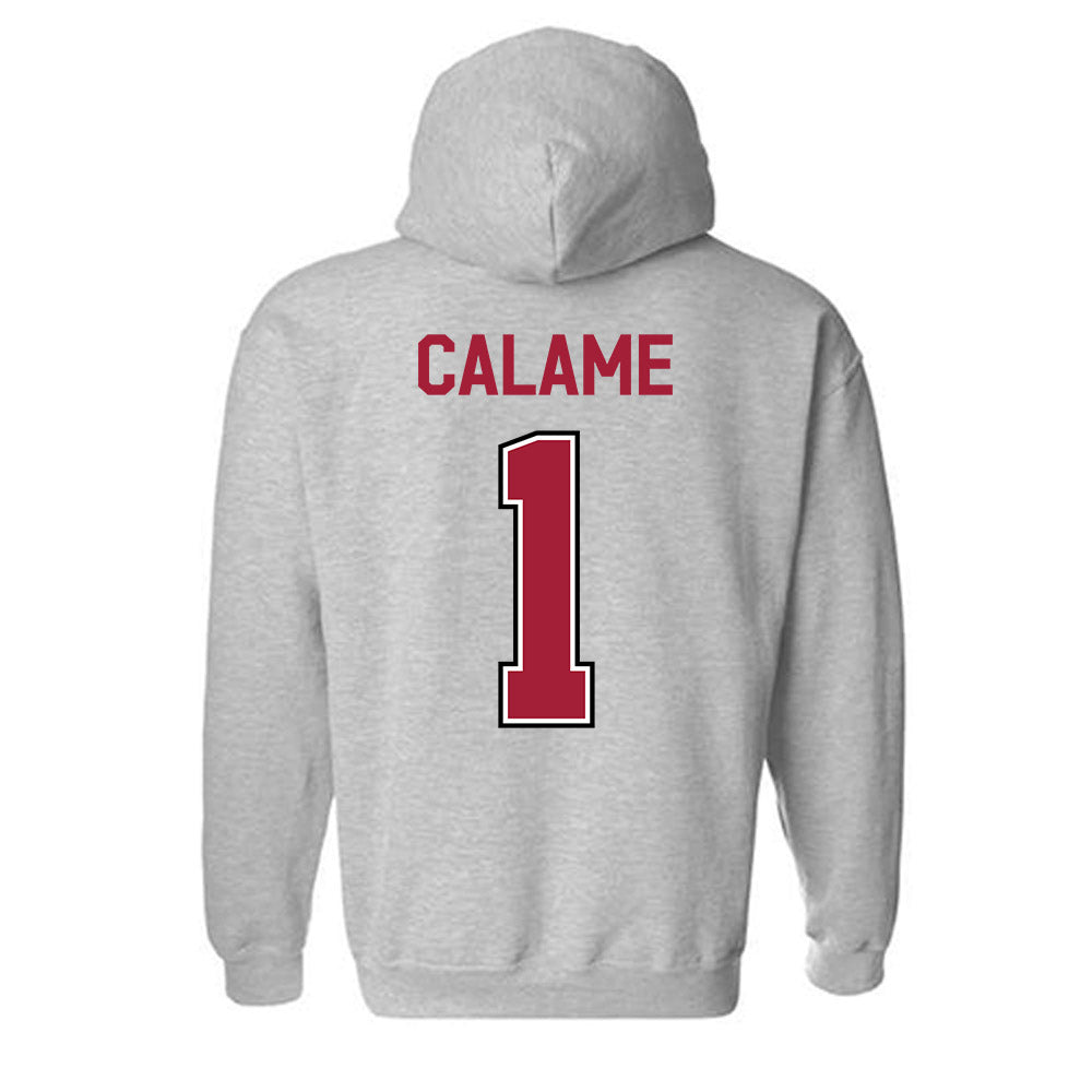 Arkansas - NCAA Women's Volleyball : Avery Calame - Classic Fashion Shersey Hooded Sweatshirt-1