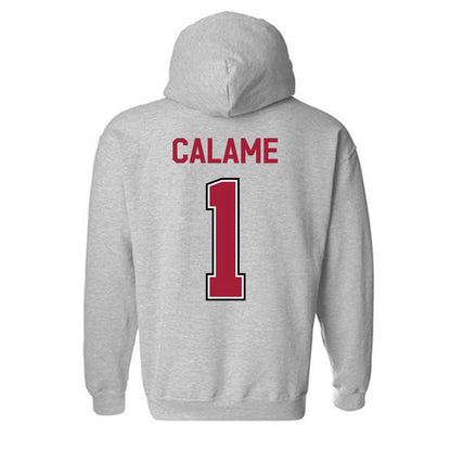 Arkansas - NCAA Women's Volleyball : Avery Calame - Classic Fashion Shersey Hooded Sweatshirt-1