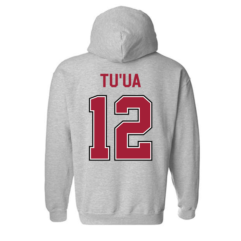 Arkansas - NCAA Women's Soccer : Vailana Tu'ua - Classic Fashion Shersey Hooded Sweatshirt-1