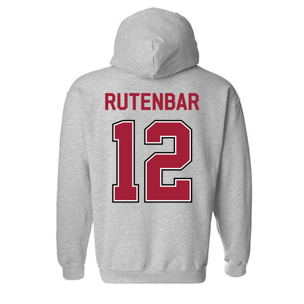 Arkansas - NCAA Baseball : Carter Rutenbar - Classic Fashion Shersey Hooded Sweatshirt-1