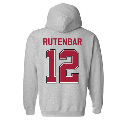 Arkansas - NCAA Baseball : Carter Rutenbar - Classic Fashion Shersey Hooded Sweatshirt-1