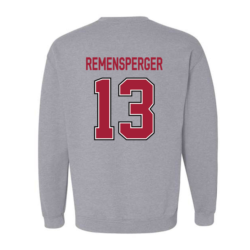 Arkansas - NCAA Women's Volleyball : Kiki Remensperger - Classic Fashion Shersey Crewneck Sweatshirt-1