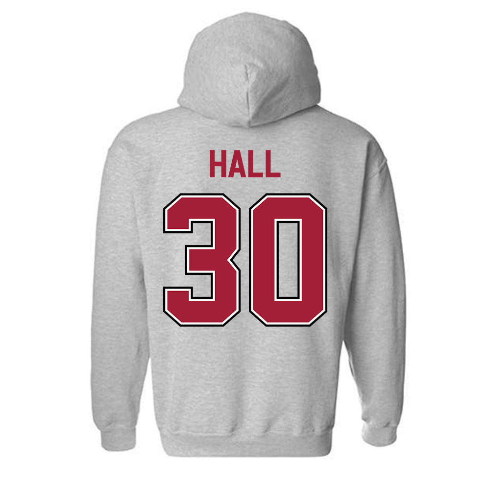 Arkansas - NCAA Softball : Khamari Hall - Classic Fashion Shersey Hooded Sweatshirt-1