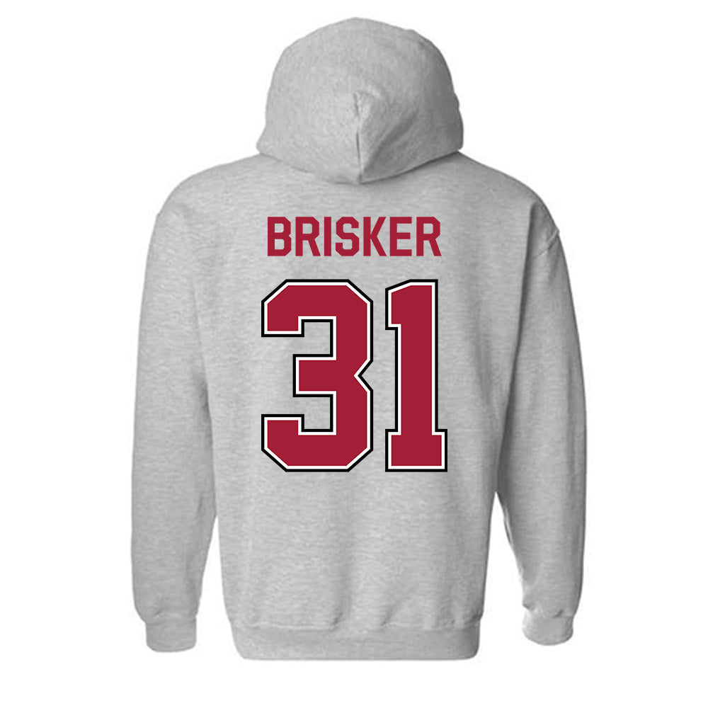 Arkansas - NCAA Football : Blake Brisker - Classic Fashion Shersey Hooded Sweatshirt-1