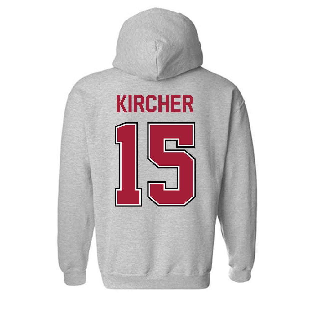 Arkansas - NCAA Baseball : Jackson Kircher - Classic Fashion Shersey Hooded Sweatshirt-1