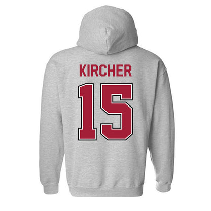 Arkansas - NCAA Baseball : Jackson Kircher - Classic Fashion Shersey Hooded Sweatshirt-1
