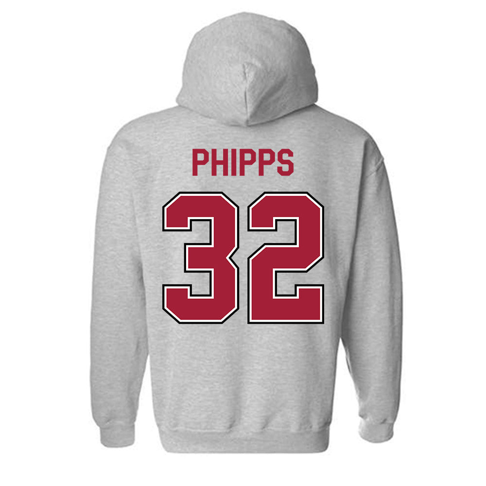Arkansas - NCAA Football : Landon Phipps - Classic Fashion Shersey Hooded Sweatshirt-1