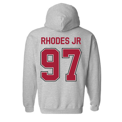 Arkansas - NCAA Football : Quincy Rhodes jr - Classic Fashion Shersey Hooded Sweatshirt-1