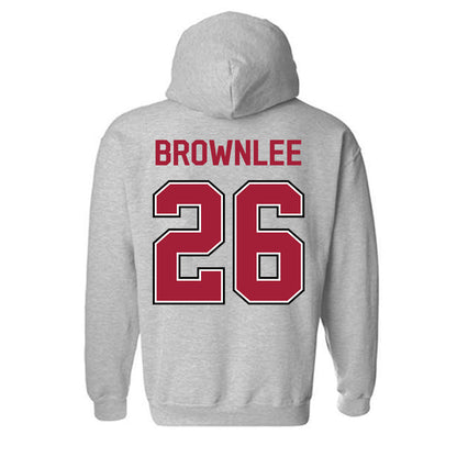 Arkansas - NCAA Women's Soccer : Jailyn Brownlee - Classic Fashion Shersey Hooded Sweatshirt-1
