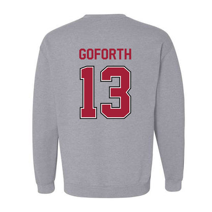 Arkansas - NCAA Women's Basketball : Sasha Goforth - Classic Fashion Shersey Crewneck Sweatshirt-1