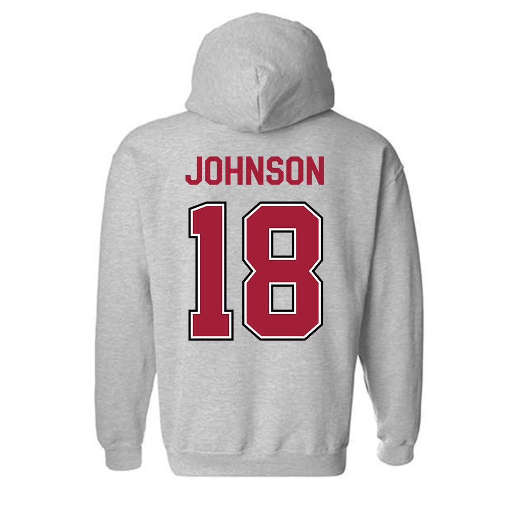 Arkansas - NCAA Football : Krosse Johnson - Classic Fashion Shersey Hooded Sweatshirt-1