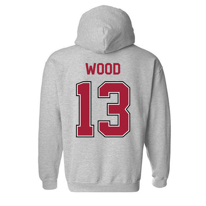Arkansas - NCAA Softball : Kasey Wood - Classic Fashion Shersey Hooded Sweatshirt-1