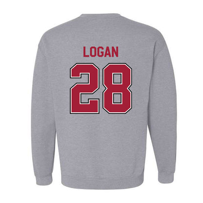 Arkansas - NCAA Football : Justin Logan - Classic Fashion Shersey Crewneck Sweatshirt-1