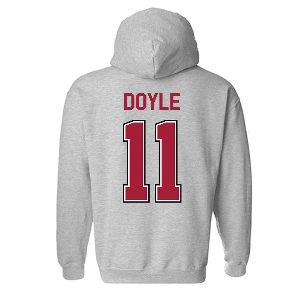 Arkansas - NCAA Women's Soccer : Kate Doyle - Classic Fashion Shersey Hooded Sweatshirt-1