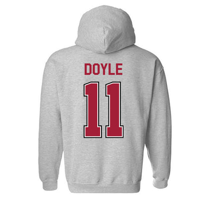 Arkansas - NCAA Women's Soccer : Kate Doyle - Classic Fashion Shersey Hooded Sweatshirt-1