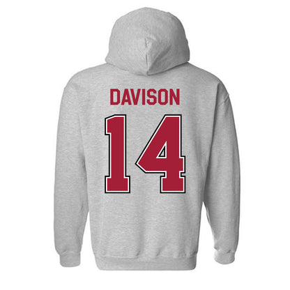 Arkansas - NCAA Softball : Karlie Davison - Classic Fashion Shersey Hooded Sweatshirt-1