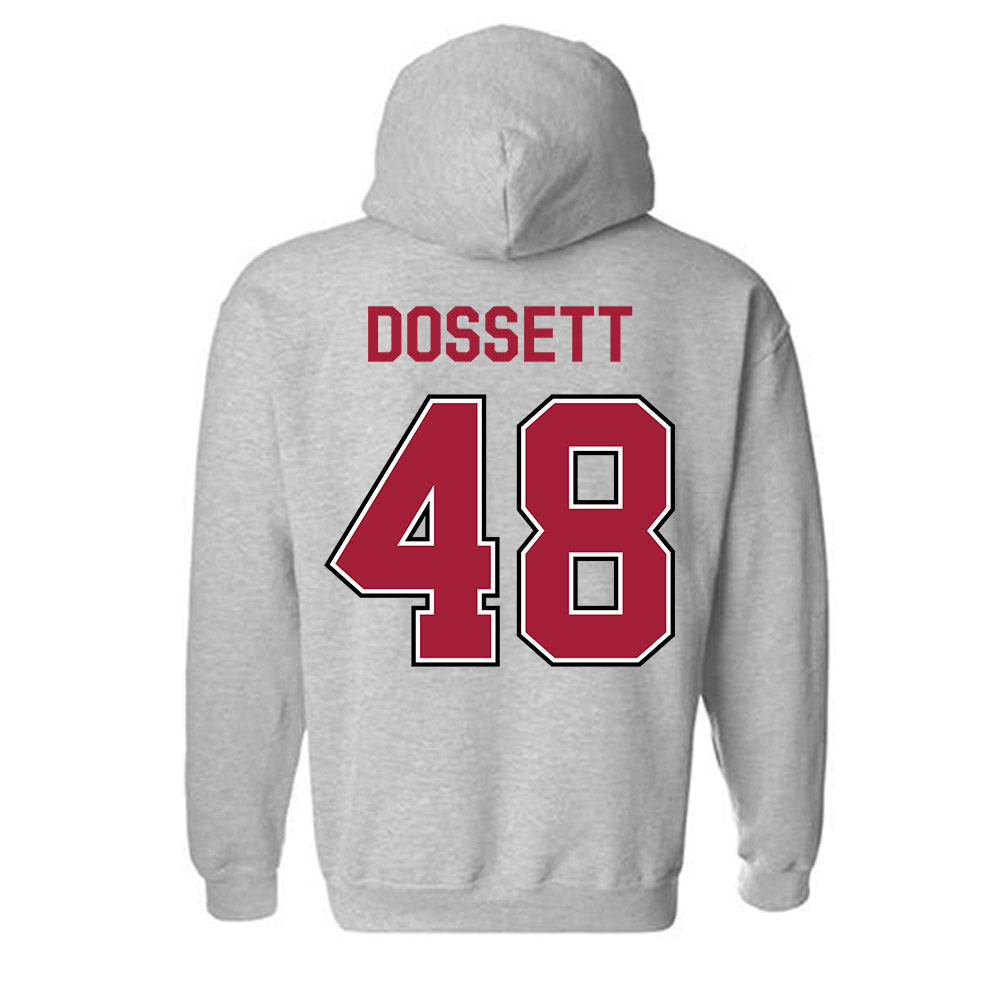 Arkansas - NCAA Baseball : Cooper Dossett - Classic Fashion Shersey Hooded Sweatshirt-1