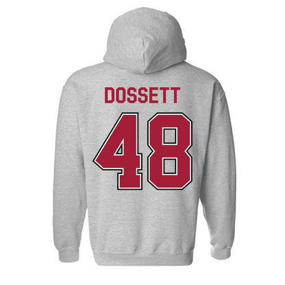 Arkansas - NCAA Baseball : Cooper Dossett - Classic Fashion Shersey Hooded Sweatshirt-1