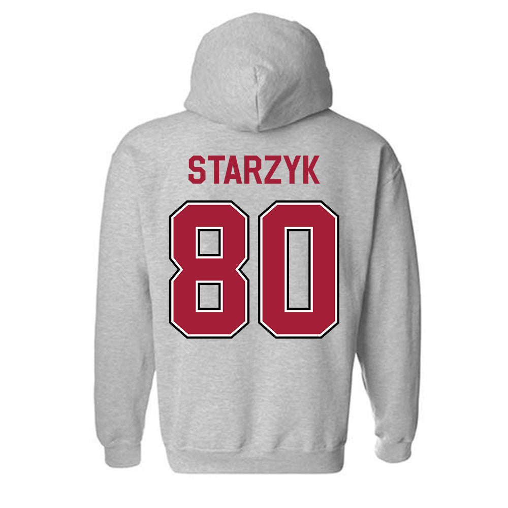 Arkansas - NCAA Football : Scott Starzyk - Classic Fashion Shersey Hooded Sweatshirt-1