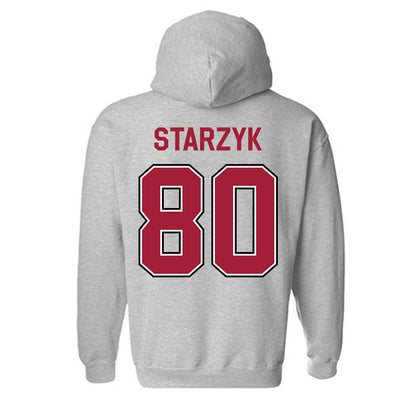 Arkansas - NCAA Football : Scott Starzyk - Classic Fashion Shersey Hooded Sweatshirt-1