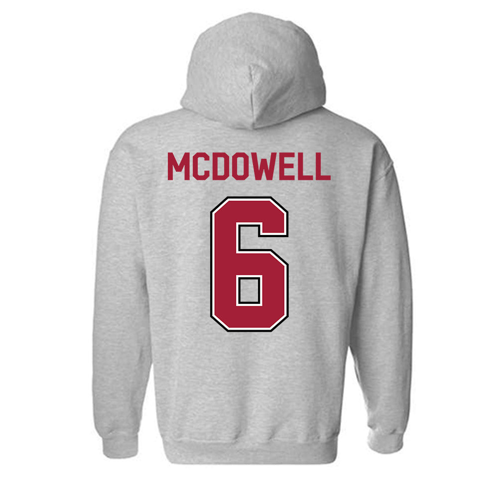 Arkansas - NCAA Softball : Ella McDowell - Classic Fashion Shersey Hooded Sweatshirt-1