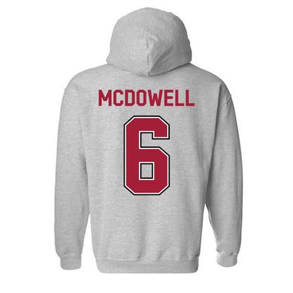 Arkansas - NCAA Softball : Ella McDowell - Classic Fashion Shersey Hooded Sweatshirt-1