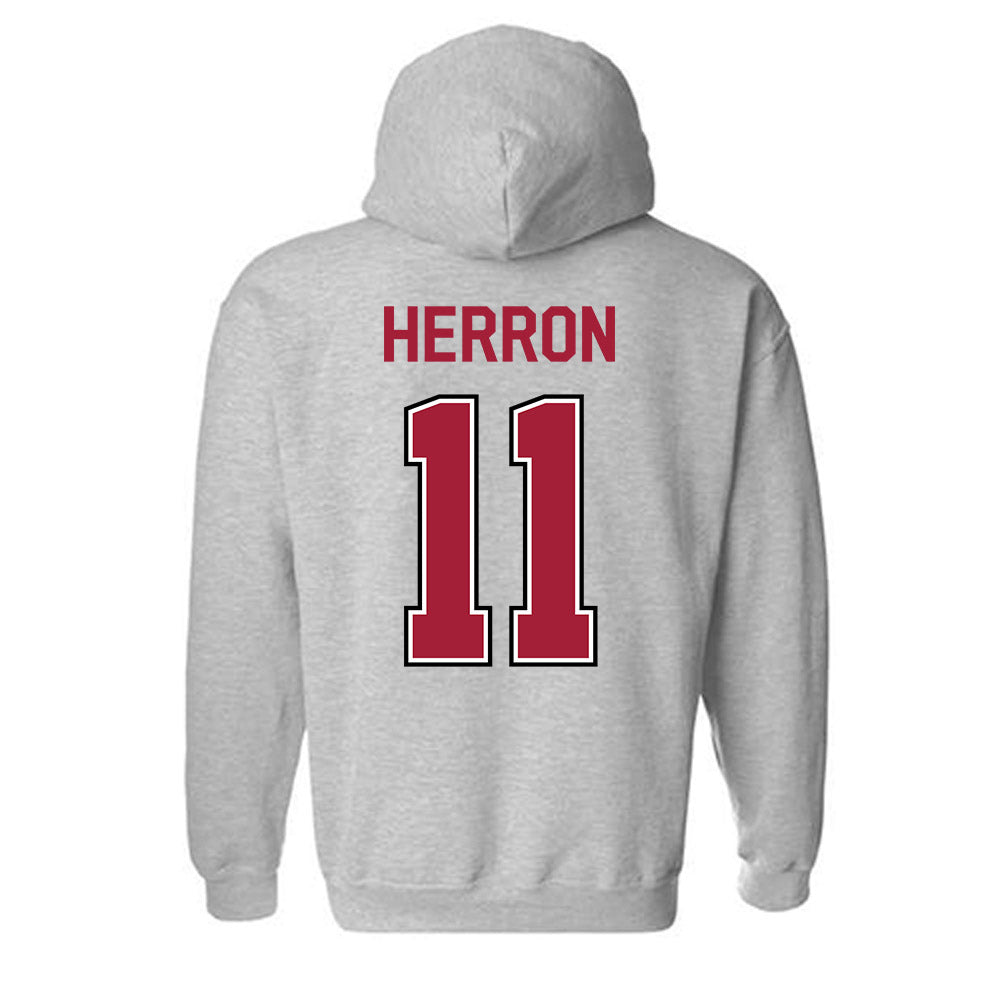Arkansas - NCAA Softball : Robyn Herron - Classic Fashion Shersey Hooded Sweatshirt-1