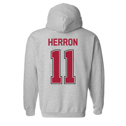 Arkansas - NCAA Softball : Robyn Herron - Classic Fashion Shersey Hooded Sweatshirt-1