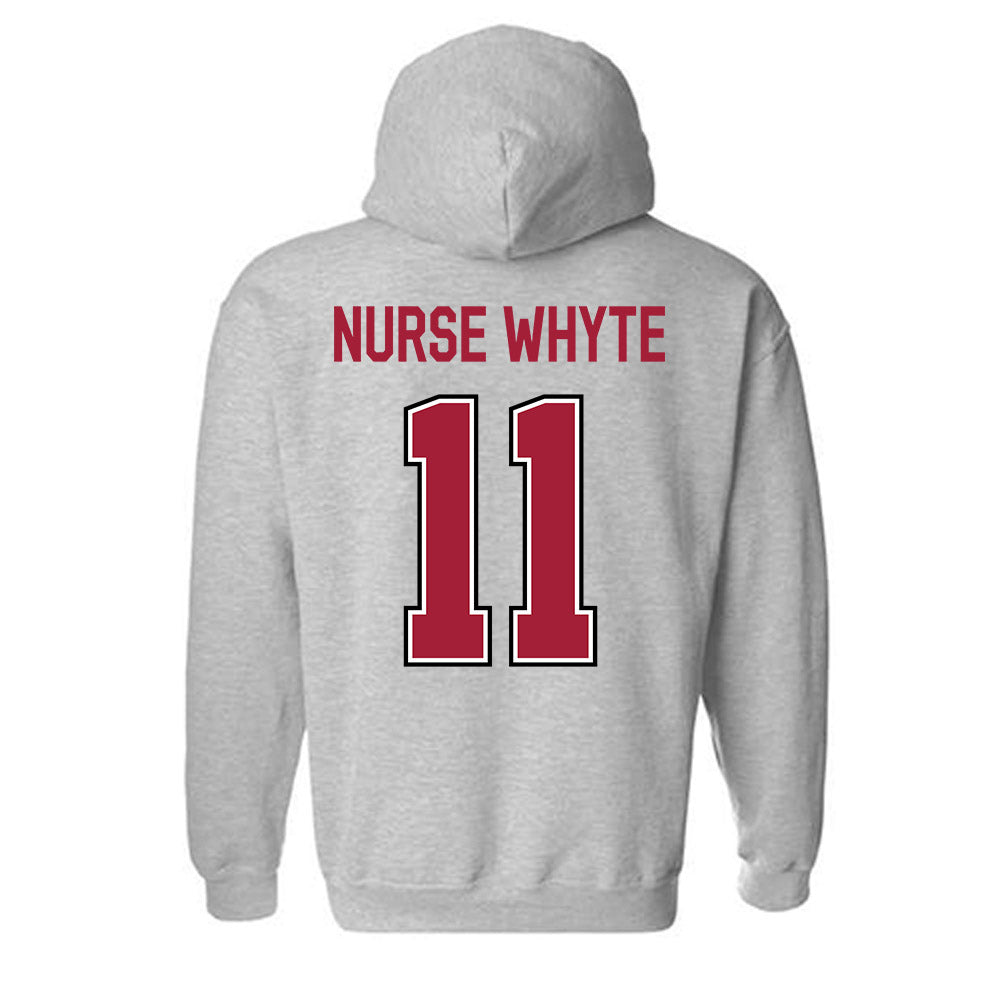 Arkansas - NCAA Women's Soccer : Aniyah Nurse Whyte - Classic Fashion Shersey Hooded Sweatshirt-1