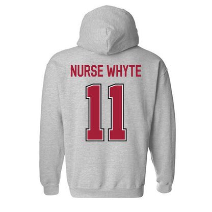 Arkansas - NCAA Women's Soccer : Aniyah Nurse Whyte - Classic Fashion Shersey Hooded Sweatshirt-1