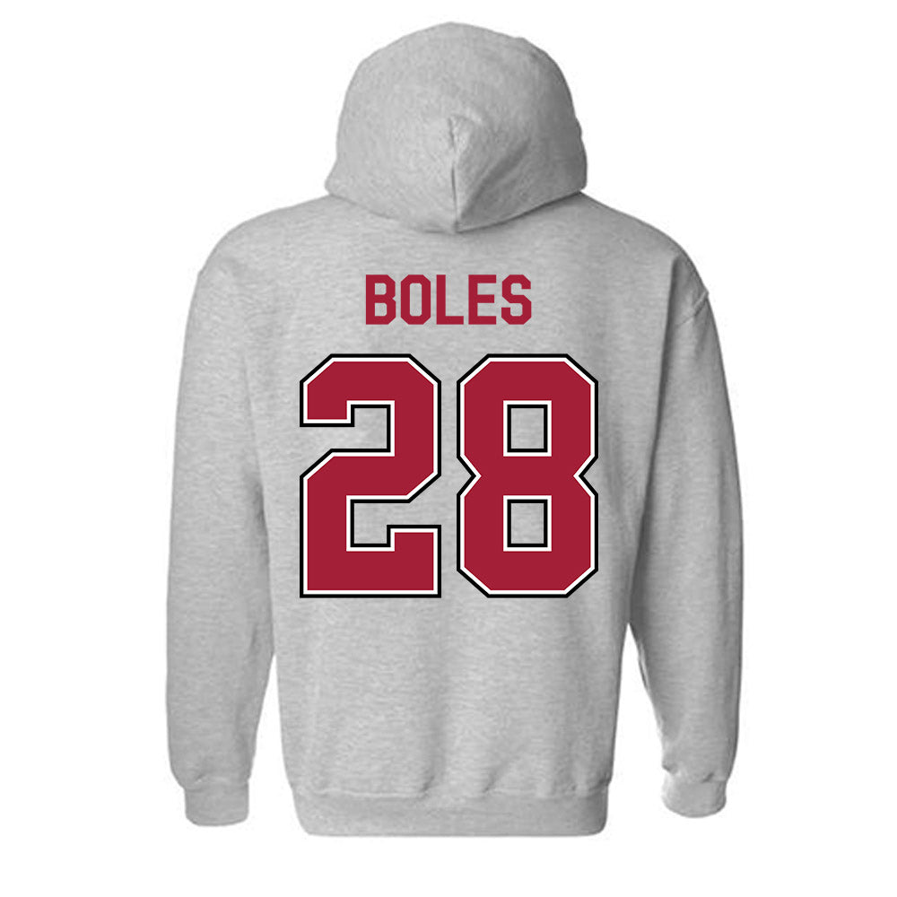 Arkansas - NCAA Baseball : Carson Boles - Classic Fashion Shersey Hooded Sweatshirt-1