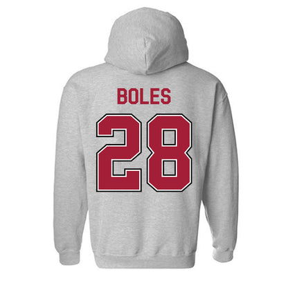 Arkansas - NCAA Baseball : Carson Boles - Classic Fashion Shersey Hooded Sweatshirt-1