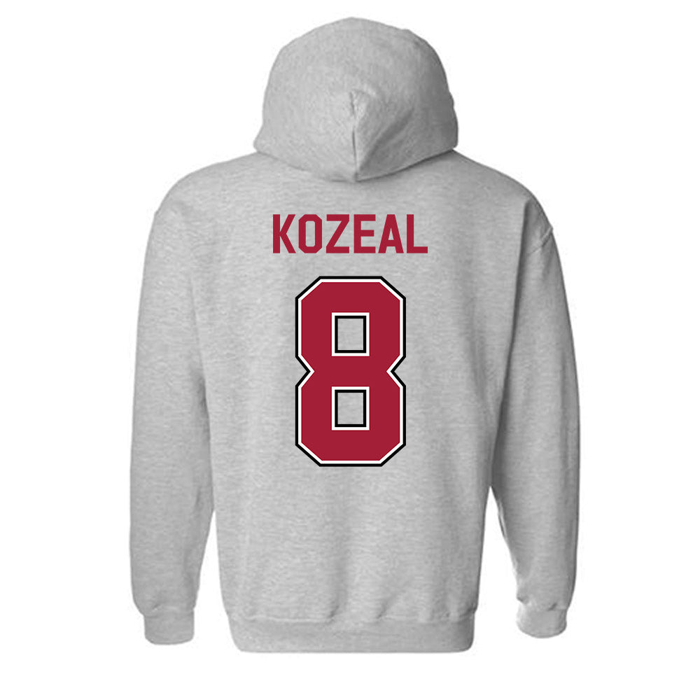 Arkansas - NCAA Baseball : Camden Kozeal - Classic Fashion Shersey Hooded Sweatshirt-1