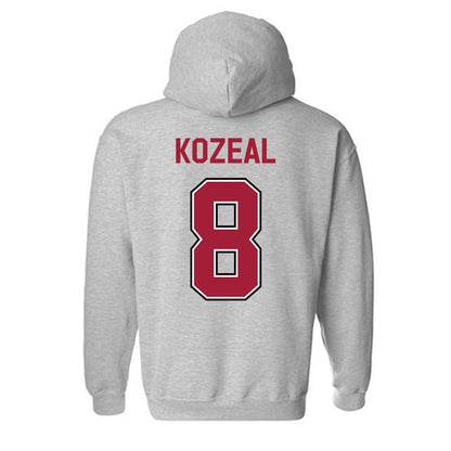 Arkansas - NCAA Baseball : Camden Kozeal - Classic Fashion Shersey Hooded Sweatshirt-1