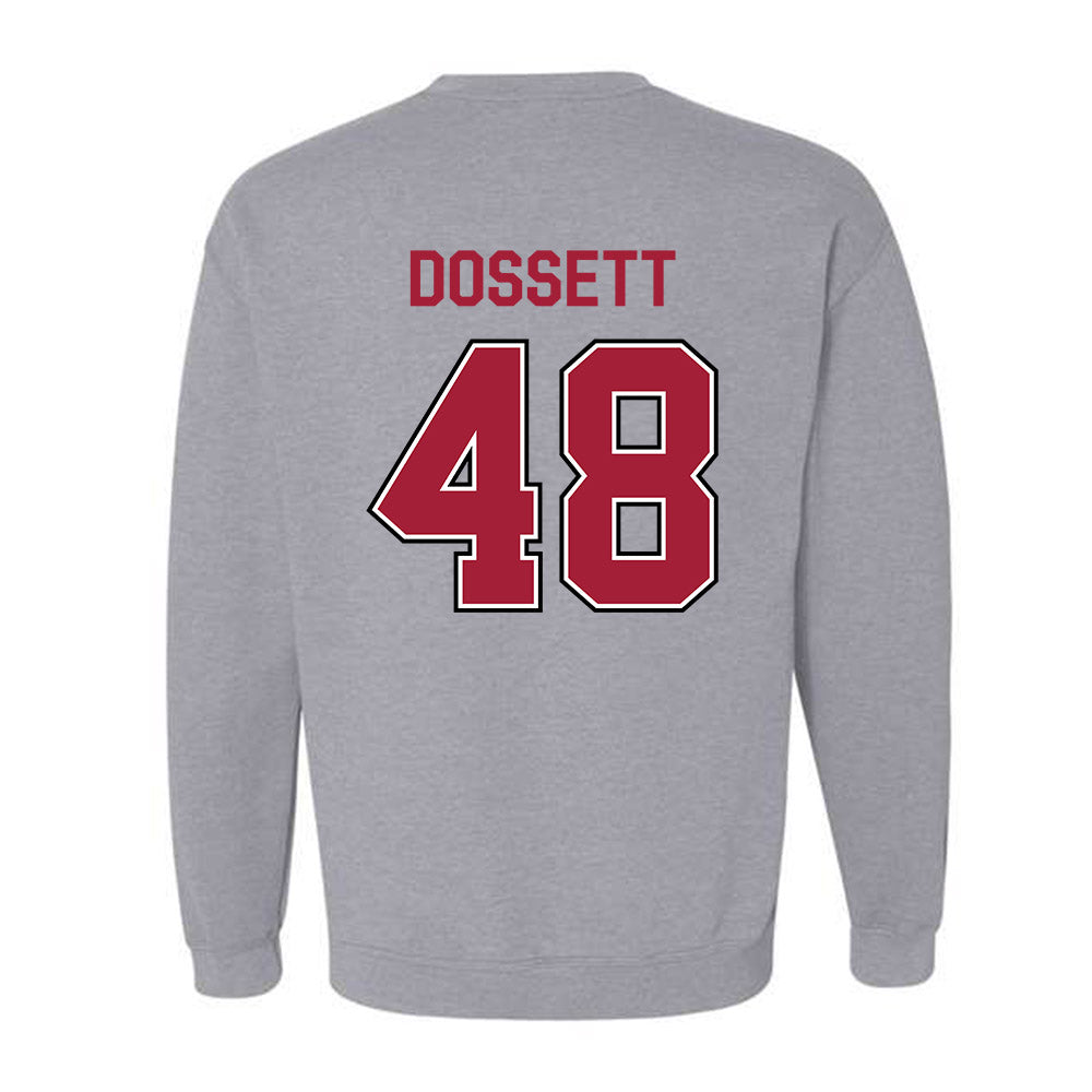 Arkansas - NCAA Baseball : Cooper Dossett - Classic Fashion Shersey Crewneck Sweatshirt-1