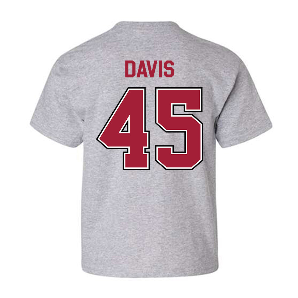 Arkansas - NCAA Football : Preston Davis - Classic Fashion Shersey Youth T-Shirt-1