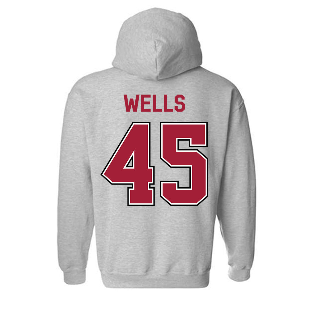 Arkansas - NCAA Softball : Jayden Wells - Classic Fashion Shersey Hooded Sweatshirt-1