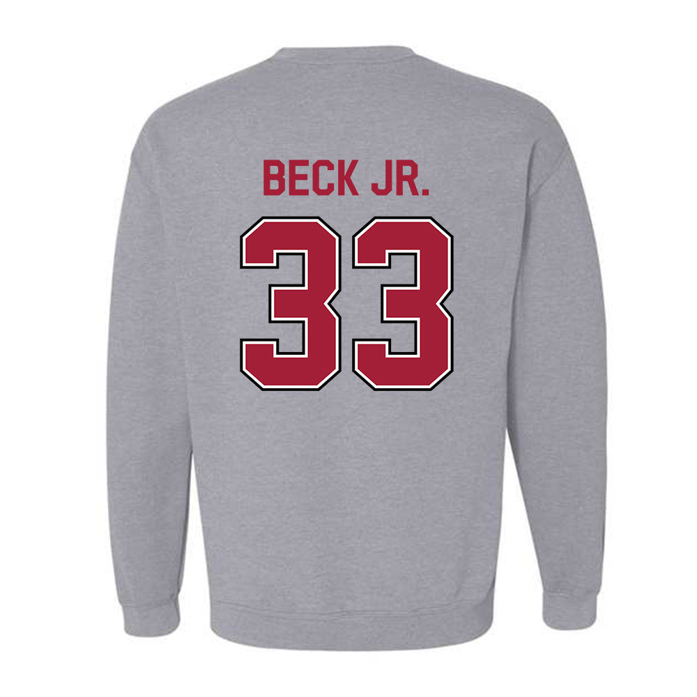 Arkansas - NCAA Football : Jeremiah Beck Jr. - Classic Fashion Shersey Crewneck Sweatshirt-1