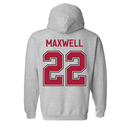 Arkansas - NCAA Baseball : Logan Maxwell - Classic Fashion Shersey Hooded Sweatshirt-1