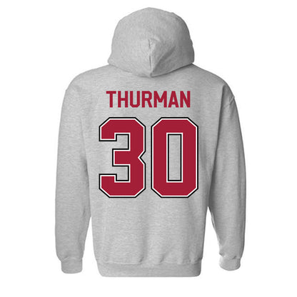 Arkansas - NCAA Women's Volleyball : Romani Thurman - Classic Fashion Shersey Hooded Sweatshirt-1