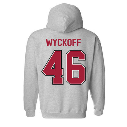 Arkansas - NCAA Softball : Kailey Wyckoff - Classic Fashion Shersey Hooded Sweatshirt-1