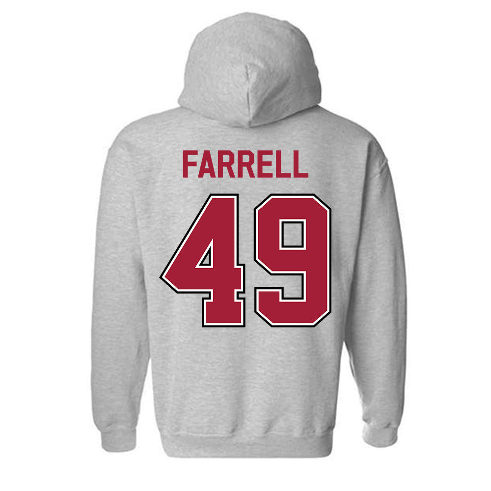 Arkansas - NCAA Baseball : Jackson Farrell - Classic Fashion Shersey Hooded Sweatshirt-1