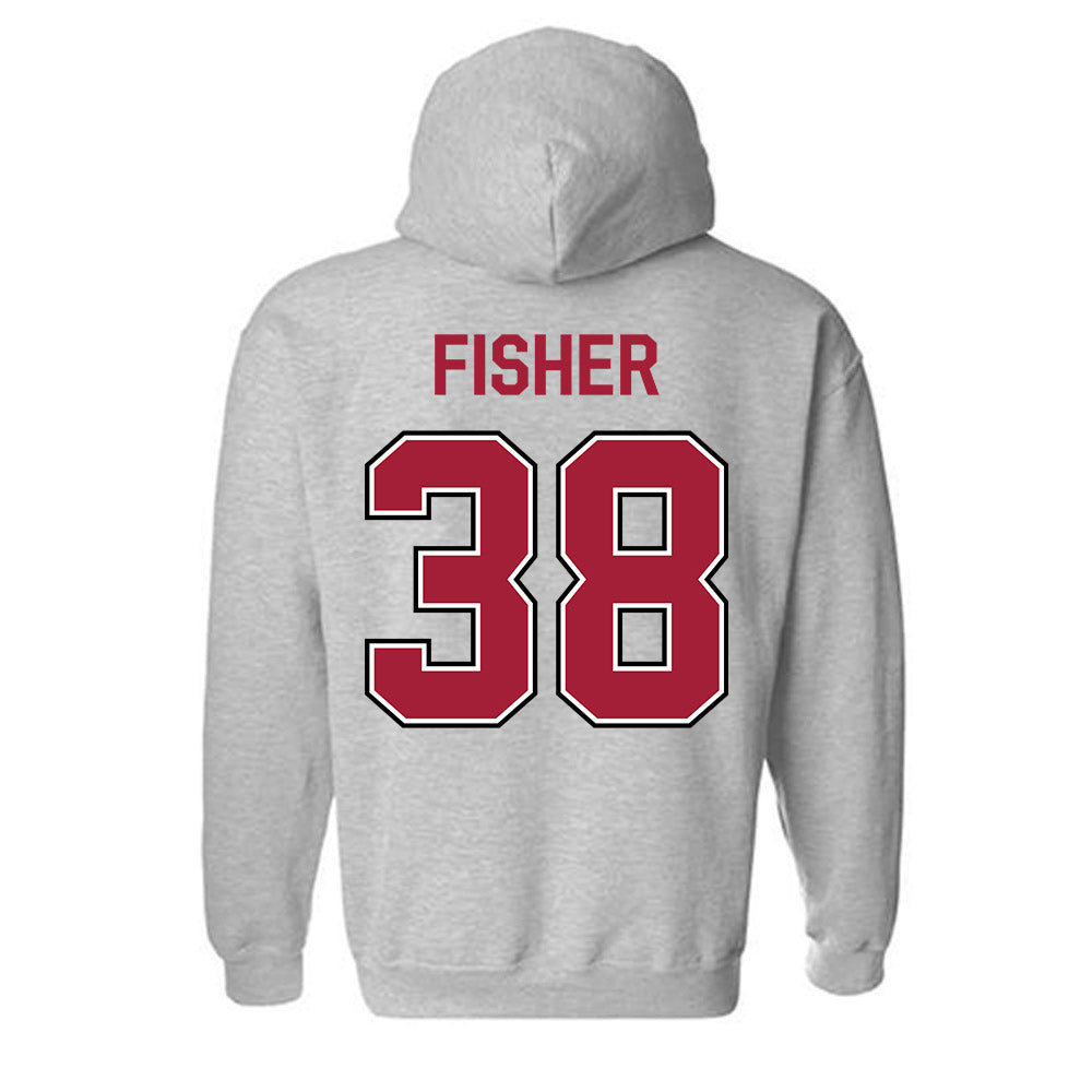 Arkansas - NCAA Baseball : Colin Fisher - Classic Fashion Shersey Hooded Sweatshirt-1