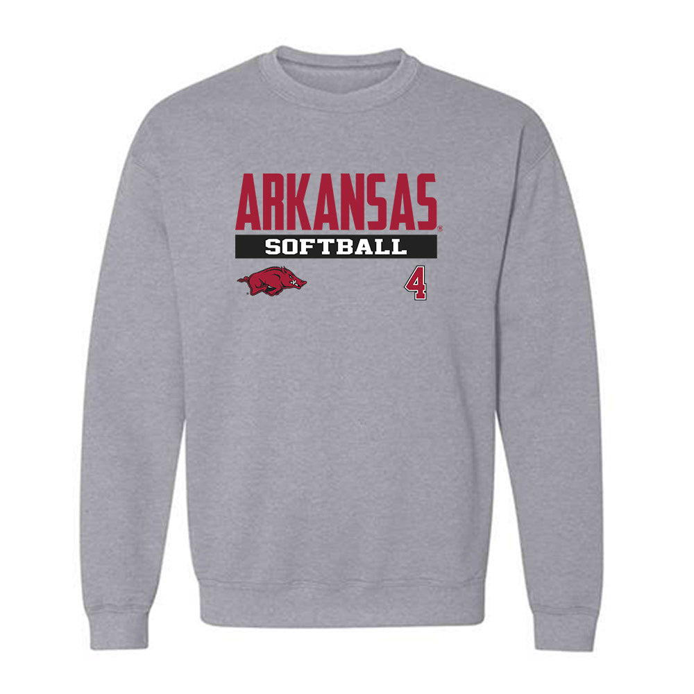 Arkansas - NCAA Softball : Reis Beuerlein - Classic Fashion Shersey Crewneck Sweatshirt