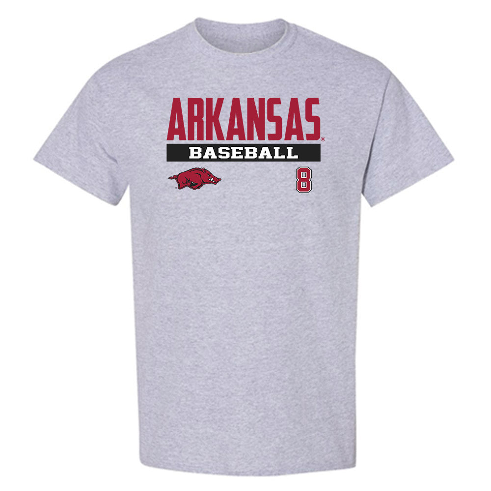 Arkansas - NCAA Baseball : Camden Kozeal - Classic Fashion Shersey T-Shirt-0