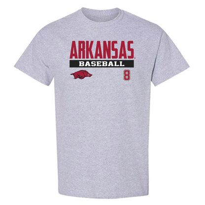 Arkansas - NCAA Baseball : Camden Kozeal - Classic Fashion Shersey T-Shirt-0